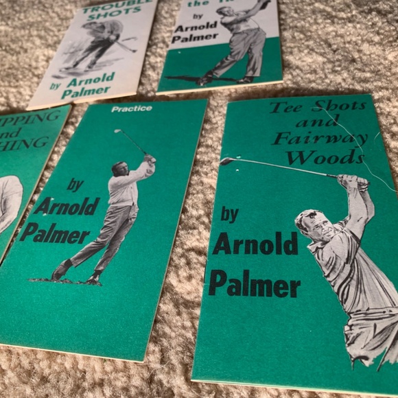 1973 Arnold Palmer 495 Golf Lessons Book PLUS 5 of 6 original 1964 Pamphlets - Picture 10 of 11